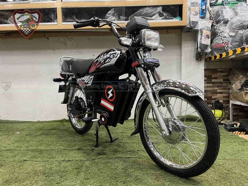 First Cheapest Pakistani Crown Electric Bike in 1000w 10