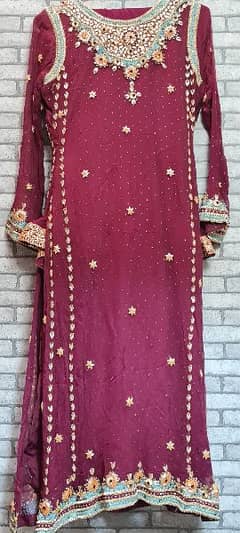 Original Saleem Fabrics Long Shirt Sharara