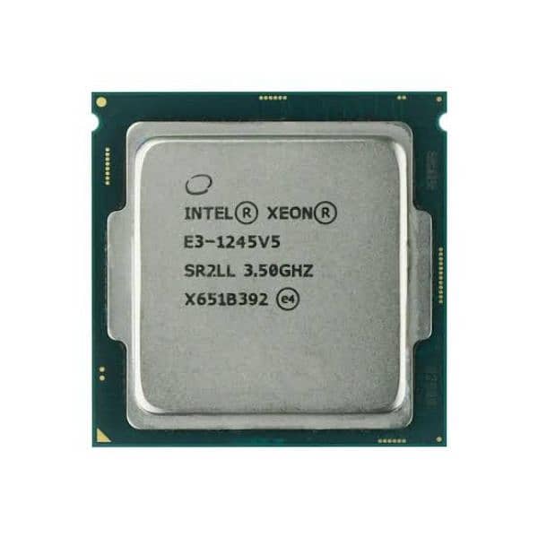 Intel Xeon E3 1245-V5 6th Gen LGA 1151 Socket Server/Gaming Processor. 0
