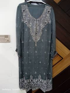 Embroidered Party Wear Dress