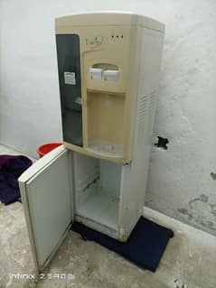 Water dispenser with mini fridge urgent sale