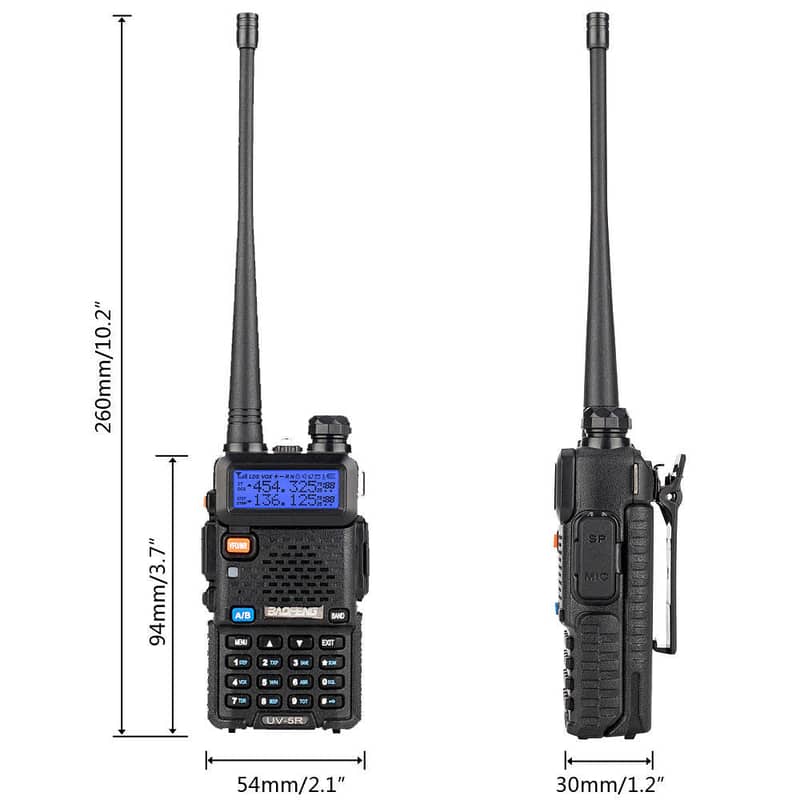 Walkie Talkie | Wireless Set Official Baofeng UV-5R Two Way Radio 8