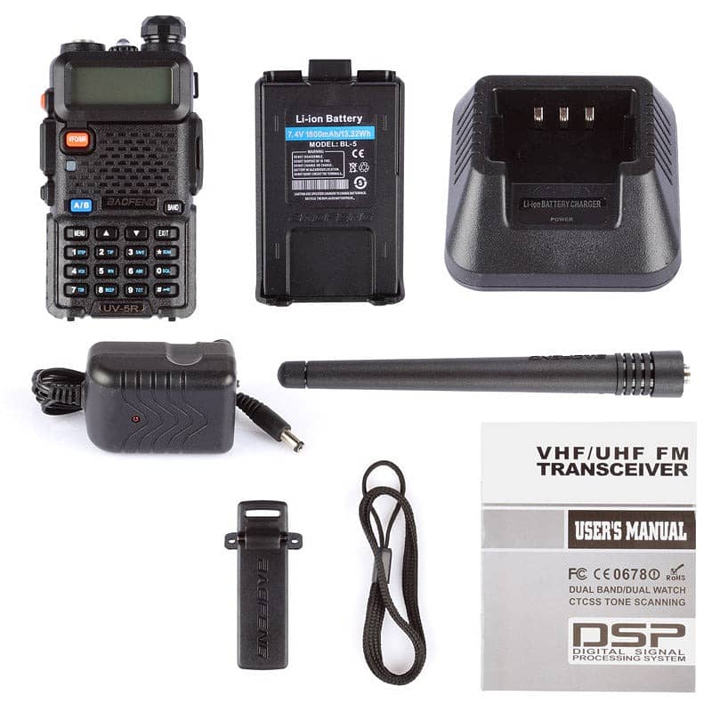 Walkie Talkie | Wireless Set Official Baofeng UV-5R Two Way Radio 11