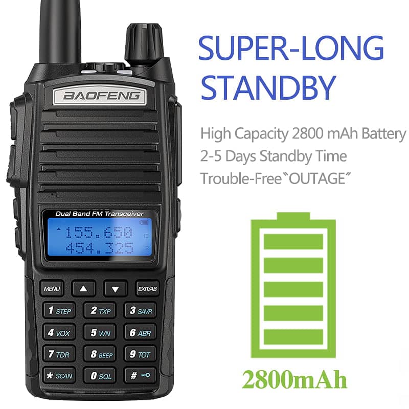 Walkie Talkie | Wireless Set Official Baofeng UV-82 Two Way Radio 8