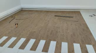 pvc vinyle flooring, wooden floor, window blinds,Led walls ,grass capt