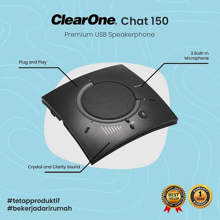 Clearone Chat 150 USB speaker | Polytrio8500 | Logitech Group |SMD SP4 8