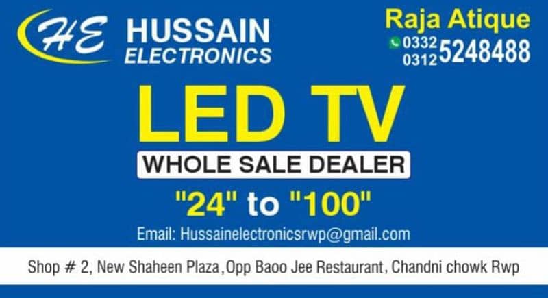 Simple & Anorid Led tv available on Whole Sale rate 0