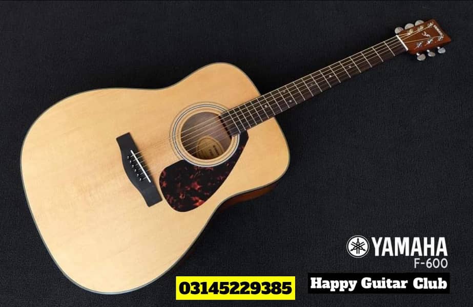 Yamaha F-600 Acoustic guitar Original (Made in Indonesia) 10