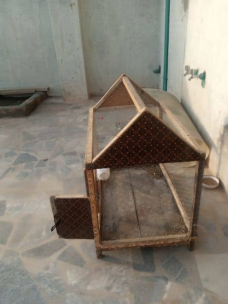 Made By Diyaar wood cage special for small Birds 0