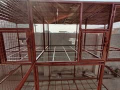 New Iron Cage for Hens and Birds with 4 Portion