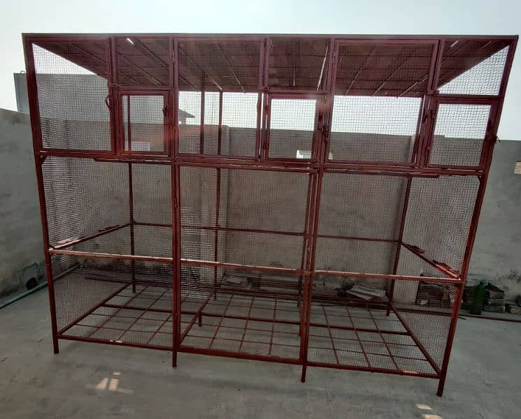 New Iron Cage for Hens and Birds with 4 Portion 2
