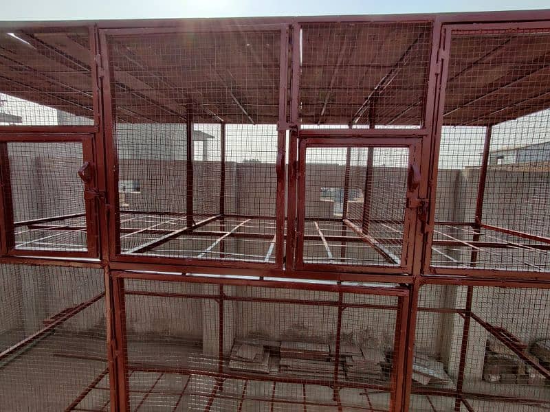 New Iron Cage for Hens and Birds with 4 Portion 3