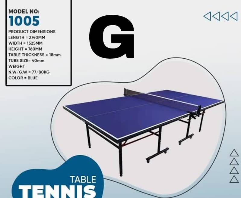 Table Tennis Table 7