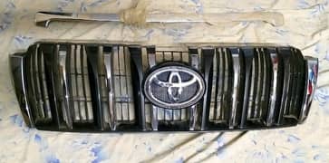 Toyota prado genuine new japanese grill 2009-2013 with bonet patti 0