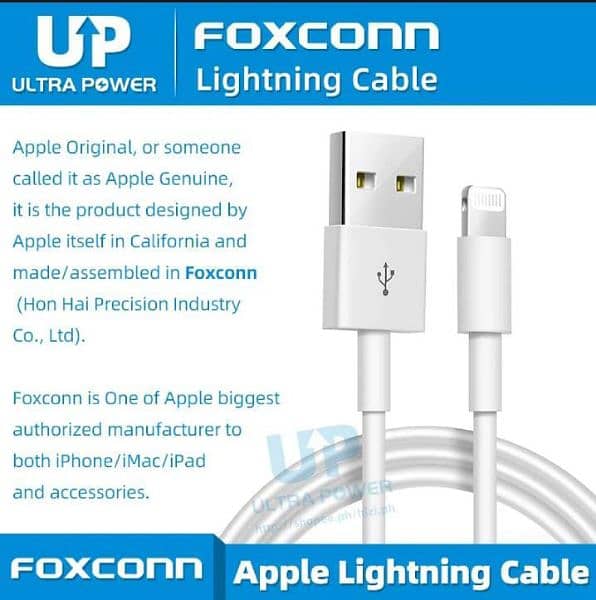Iphone cable 100% Genuine Foxconn Lightning to USB Cable . 5