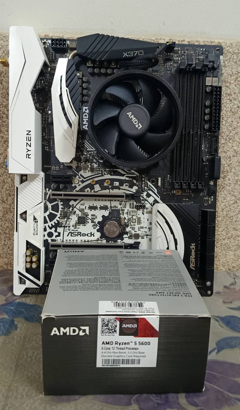 Asrock X370 Taichi + Ryzen 5600 + Corsair 16GB Ram 1