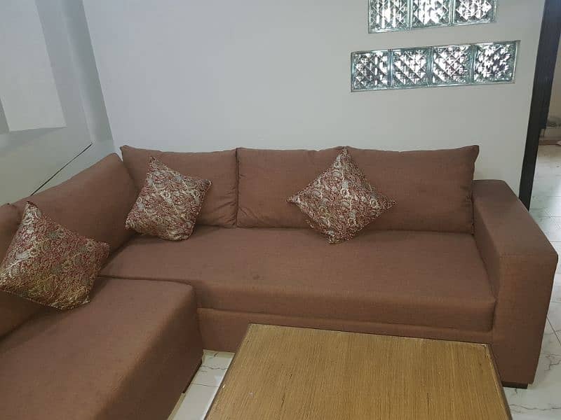 l shaped the sofa for sale 0