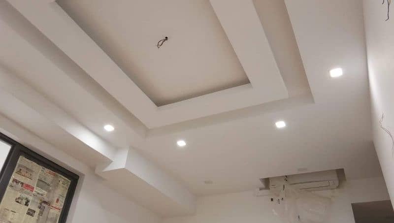 False ceiling / wallpapers / wood floor / wall panels / dampa ceiling 0