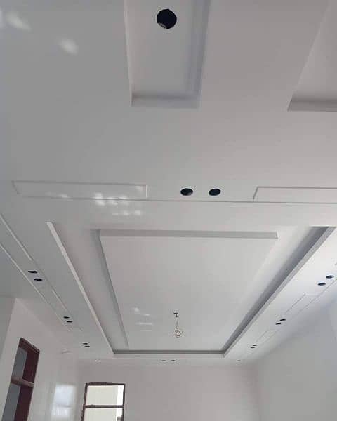 False ceiling / wallpapers / wood floor / wall panels / dampa ceiling 2