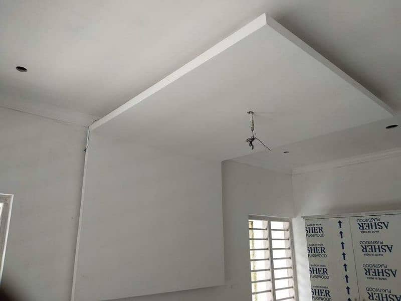False ceiling / wallpapers / wood floor / wall panels / dampa ceiling 9