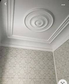 False Ceiling/Ceiling/Interior Design,Gypsum,PoP,DAMPA,PVC Wallpanel 14