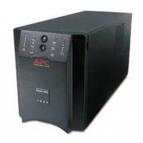 APC UPS 1500VA 1000 Watts Pure Sine Wave Double Battery 24 volt 0