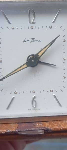 Antique Seth Thomas Pocket watch travel Clock Vintage Germany 1