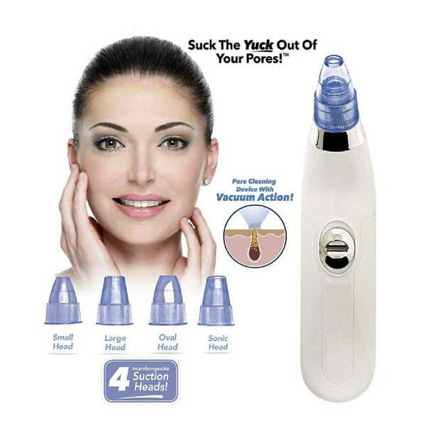 DermaSuction Vacuum Pore Cleaning Device With 4 Suction Heads 6
