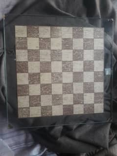 imported chess board in glass