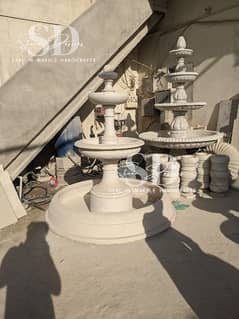 Marble out door fountains / pillar / vanity bowl / Wash basain