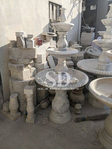 Marble out door fountains / pillar / vanity bowl / Wash basain 1