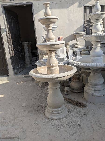 Marble out door fountains / pillar / vanity bowl / Wash basain 2