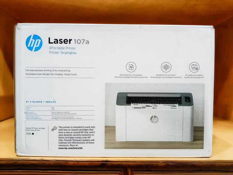 HP Laser 107a Printer 4ZB77A 0