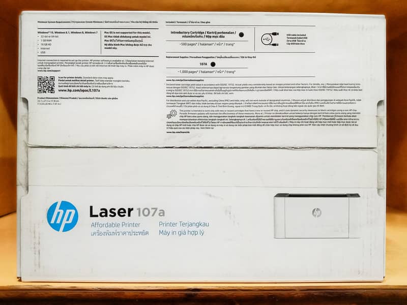 HP Laser 107a Printer 4ZB77A 3