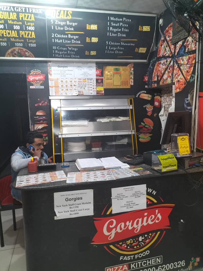 Gorgies pizza shop frenchise 03066299023 0