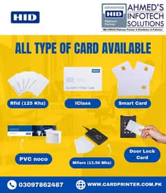 Hid fargo id cards printer student Card# 0