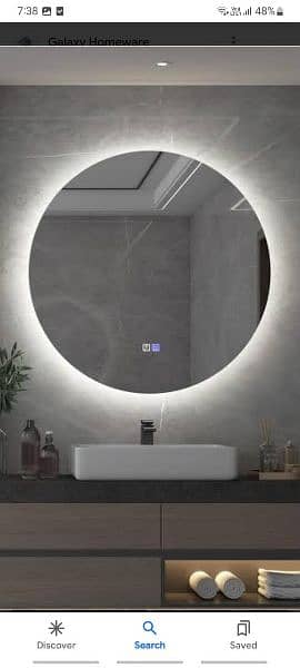 Bathroom Vanity mirror/ salon mirror/ Led Light mirror/ touch sensor 12