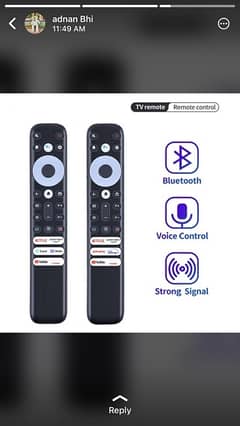 Bluetooth voice control remote