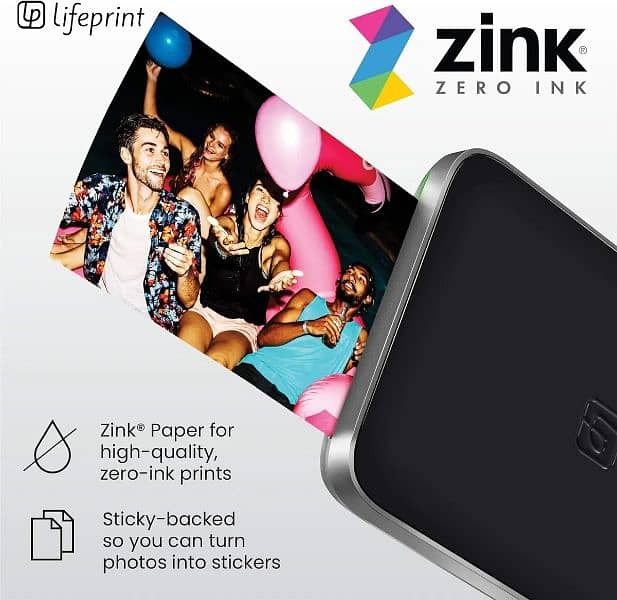 Lifeprint 3x4.5 Portable Photo and Video Printer for iPhone 1