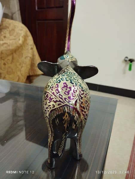 Brass Elephant Showpiece. 3