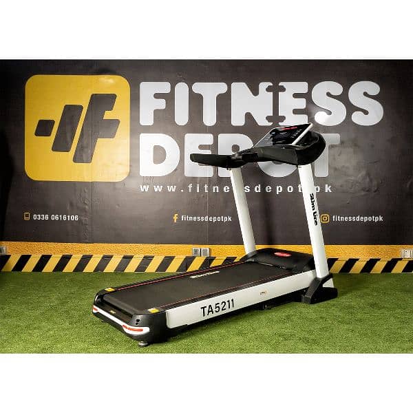 slimline treadmill ac motor gym and fitness machine 5