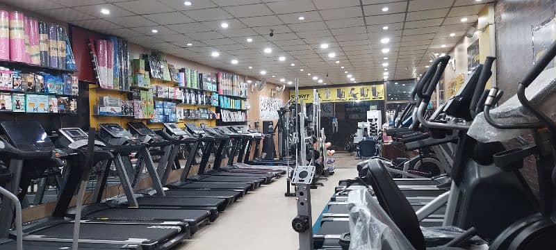 slimline treadmill ac motor gym and fitness machine 7