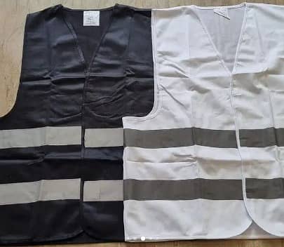 Safety Vest Jackets Reflective Strips Vest 120GMS Custom Printing Logo 1