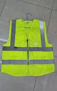 Safety Vest Jackets Reflective Strips Vest 120GMS Custom Printing Logo 9