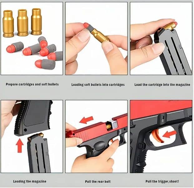 Airsoft Toy Gun - Real Glock - 14+ age 4