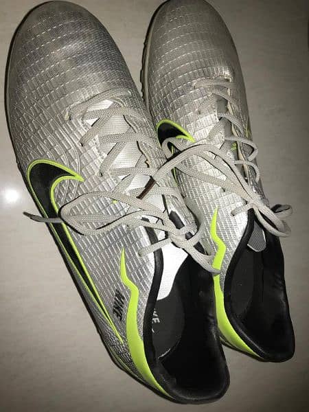Nike Neon And Silver Shoes for Football 2