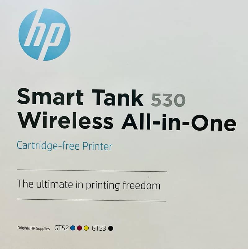 1)	HP Smart Tank 530 Wireless All-in-One (4SB24A) (PIN PACKED) 5