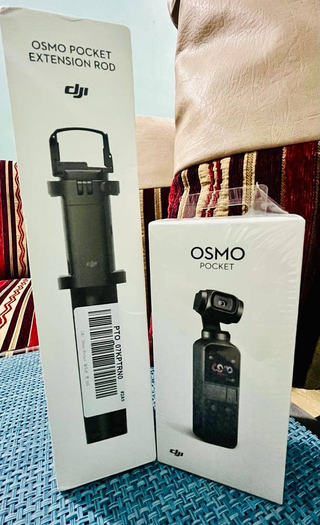 OSMO POCKET WITH EXTENSION ROD (ORIGINAL). (USED 3 WEEKS ONLY) 0