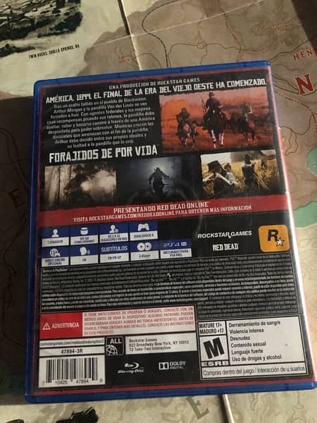 Red Dead Redemption 2 Dvd For ps4 2