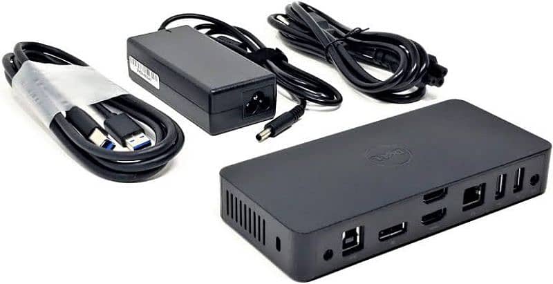 Dell USB 3.0 docking station 4k display link with dual hdmi  and DP 0